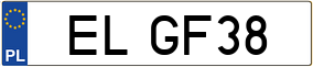 Truck License Plate